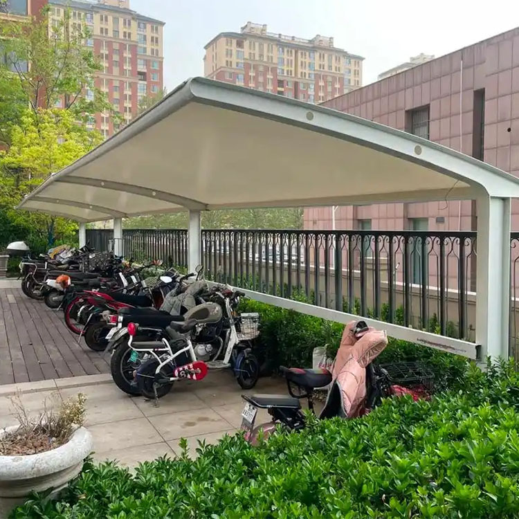 天全县膜结构电动车棚